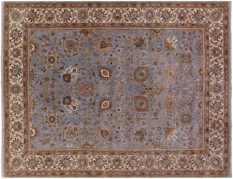 Persian Tabriz Hand-Knotted Wool Rug - Manhattan Rugs