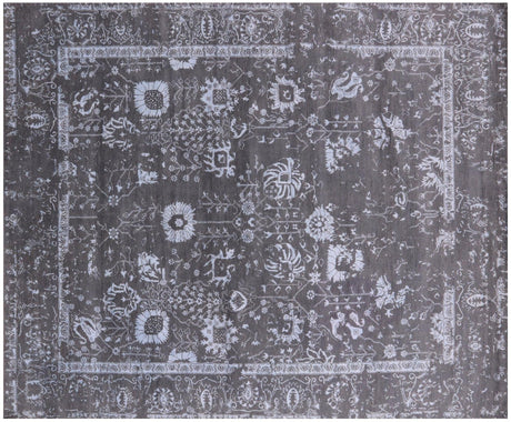 Persian Tabriz Wool & Silk Hand-Knotted Rug - Manhattan Rugs
