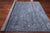 SUPER SALE Grey 8' 1" X 10' 1" Persian Handmade Wool & Silk Rug - Q6205
