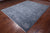 SUPER SALE Grey 8' 1" X 10' 1" Persian Handmade Wool & Silk Rug - Q6205