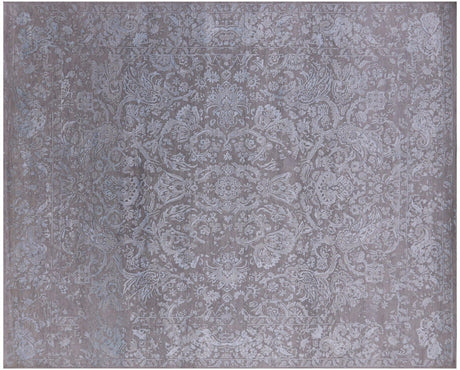 Hand-Knotted Persian Wool & Silk Rug - Manhattan Rugs