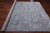 SUPER SALE Grey Hand Knotted Persian Wool & Silk Rug 8' 2" X 10' 3" - Q6209