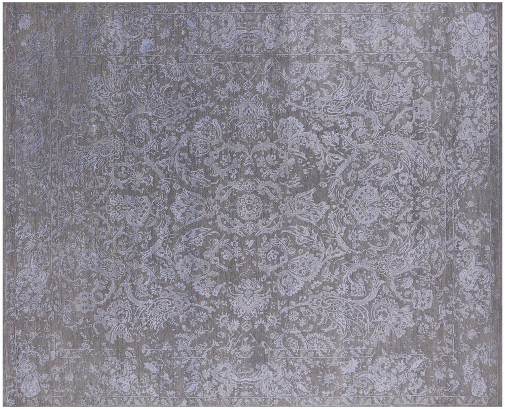 Hand Knotted Persian Wool & Silk Rug - Manhattan Rugs