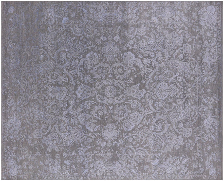 Hand Knotted Persian Wool & Silk Rug - Manhattan Rugs