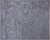 SUPER SALE Grey Hand Knotted Persian Wool & Silk Rug 8' 2" X 10' 3" - Q6209