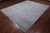 SUPER SALE Grey Hand Knotted Persian Wool & Silk Rug 8' 2" X 10' 3" - Q6209
