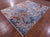 SUPER SALE 7' 11" X 10' 2" Hand-Knotted Wool & Silk Abstract Rug - Q6237