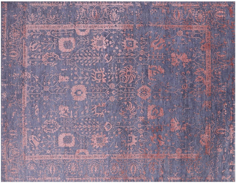 Persian Tabriz Wool & Silk Hand-Knotted Rug - Manhattan Rugs