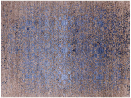 Hand-Knotted Persian Wool & Silk Rug - Manhattan Rugs