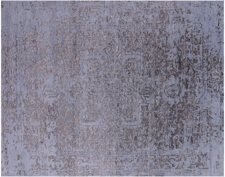 Persian Fine Heriz Serapi Wool & Silk Hand Knotted Rug - Manhattan Rugs