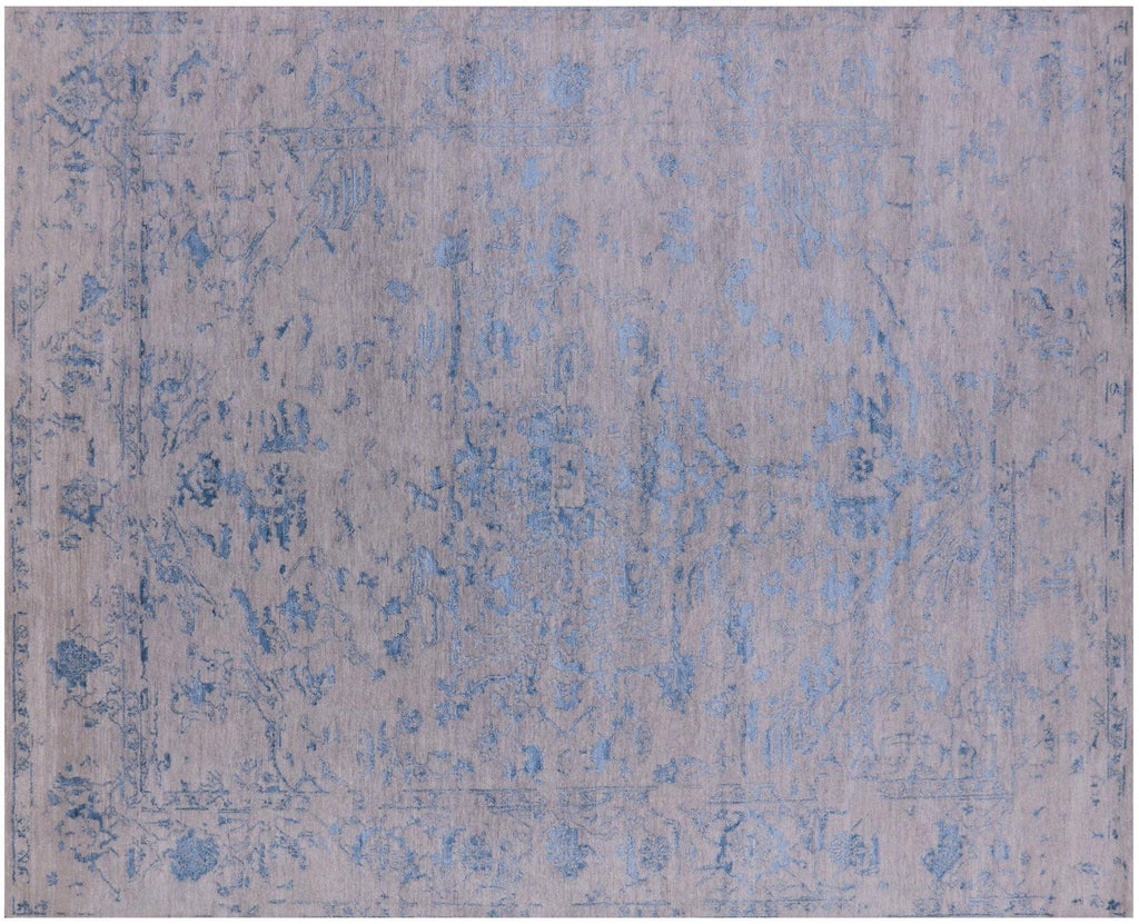 Persian Heriz Serapi Hand Knotted Wool & Silk Rug - Manhattan Rugs