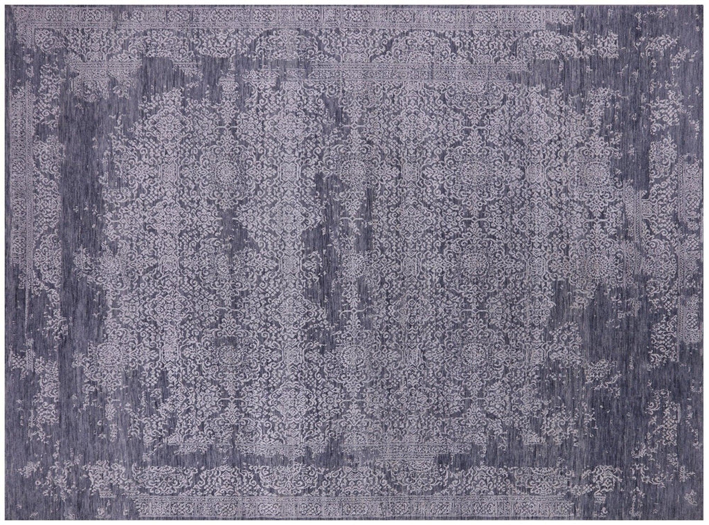 Persian Hand-Knotted Wool & Silk Rug - Manhattan Rugs