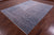 SUPER SALE Grey 7' 11" X 10' 4" Persian Wool & Silk Handmade Rug - Q6262