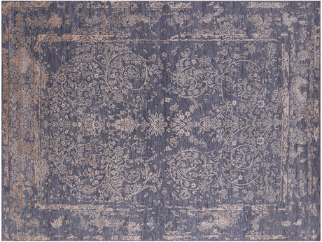 Hand Knotted Wool & Silk Persian Rug - Manhattan Rugs