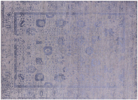 Persian Tabriz Wool & Silk Hand-Knotted Rug - Manhattan Rugs