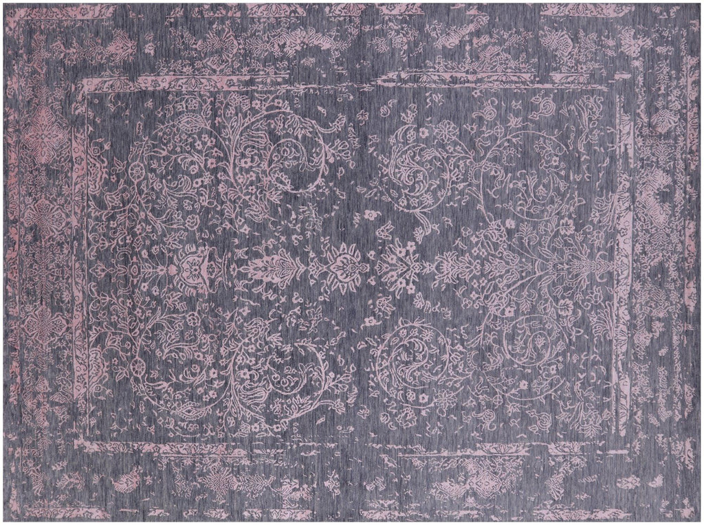 Wool & Silk Persian Hand-Knotted Rug - Manhattan Rugs