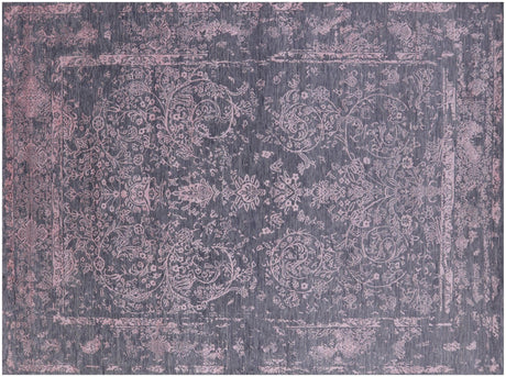 Wool & Silk Persian Hand-Knotted Rug - Manhattan Rugs