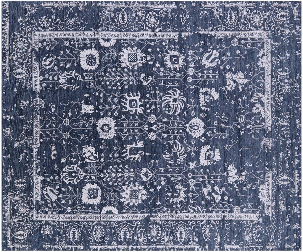 Handmade Persian Tabriz Wool & Silk Rug - Manhattan Rugs