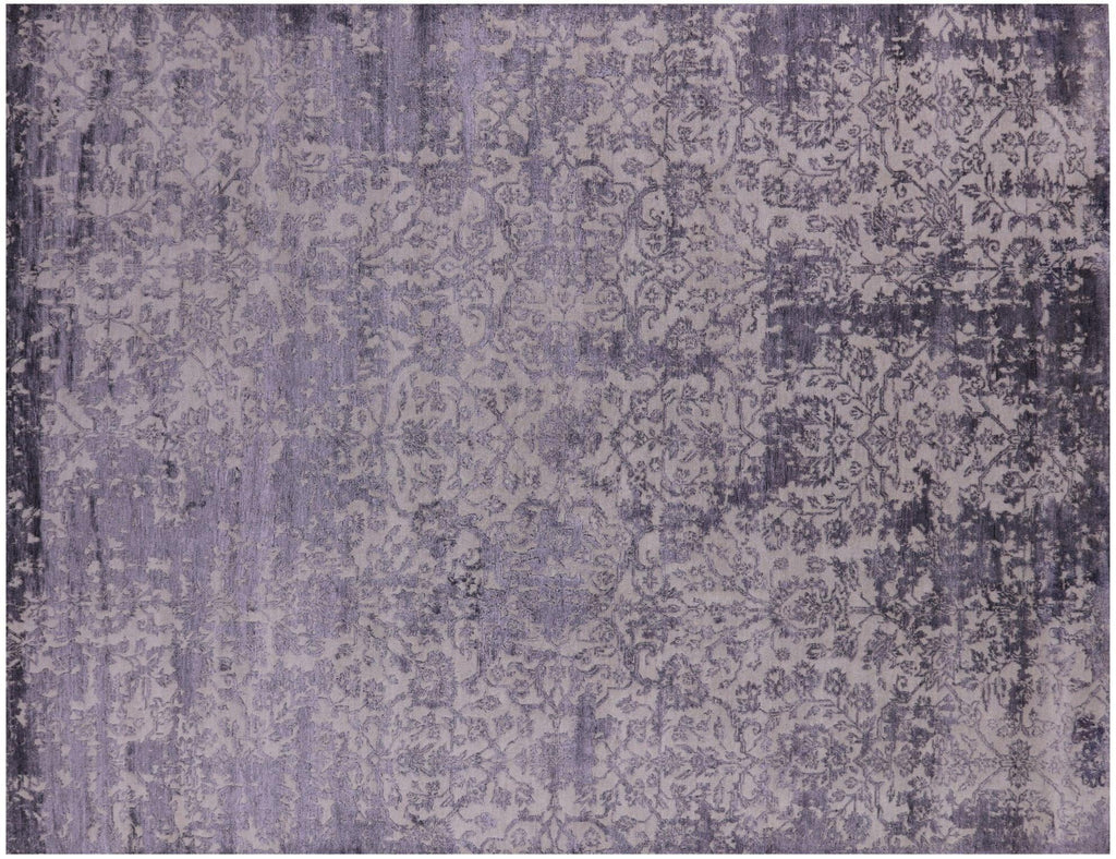 Wool & Silk Persian Hand-Knotted Rug - Manhattan Rugs