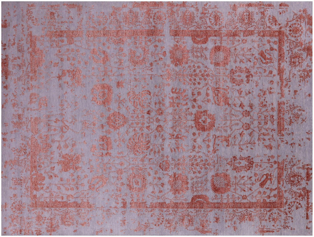 Wool & Silk Persian Tabriz Handmade Rug - Manhattan Rugs