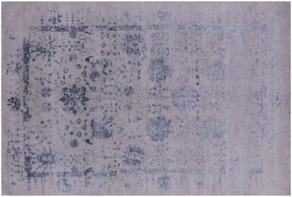 Persian Tabriz Wool & Silk Hand Knotted Rug - Manhattan Rugs