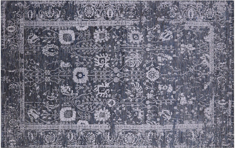 Persian Tabriz Wool & Silk Hand Knotted Rug - Manhattan Rugs
