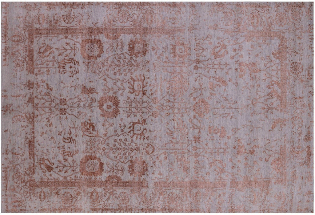 Persian Tabriz Wool & Silk Hand Knotted Rug - Manhattan Rugs
