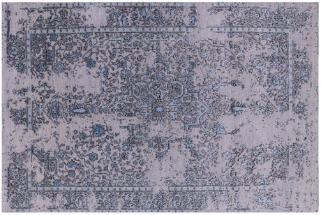 Persian Heriz Serapi Handmade Wool & Silk Rug - Manhattan Rugs