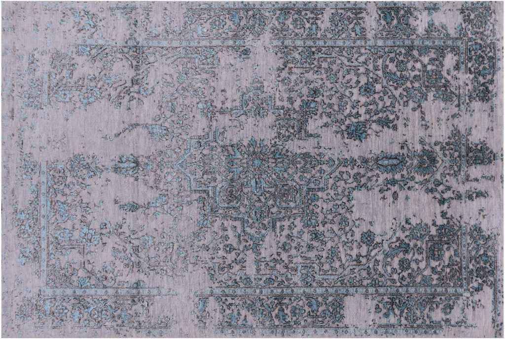 Persian Wool & Silk Hand Knotted Rug - Manhattan Rugs