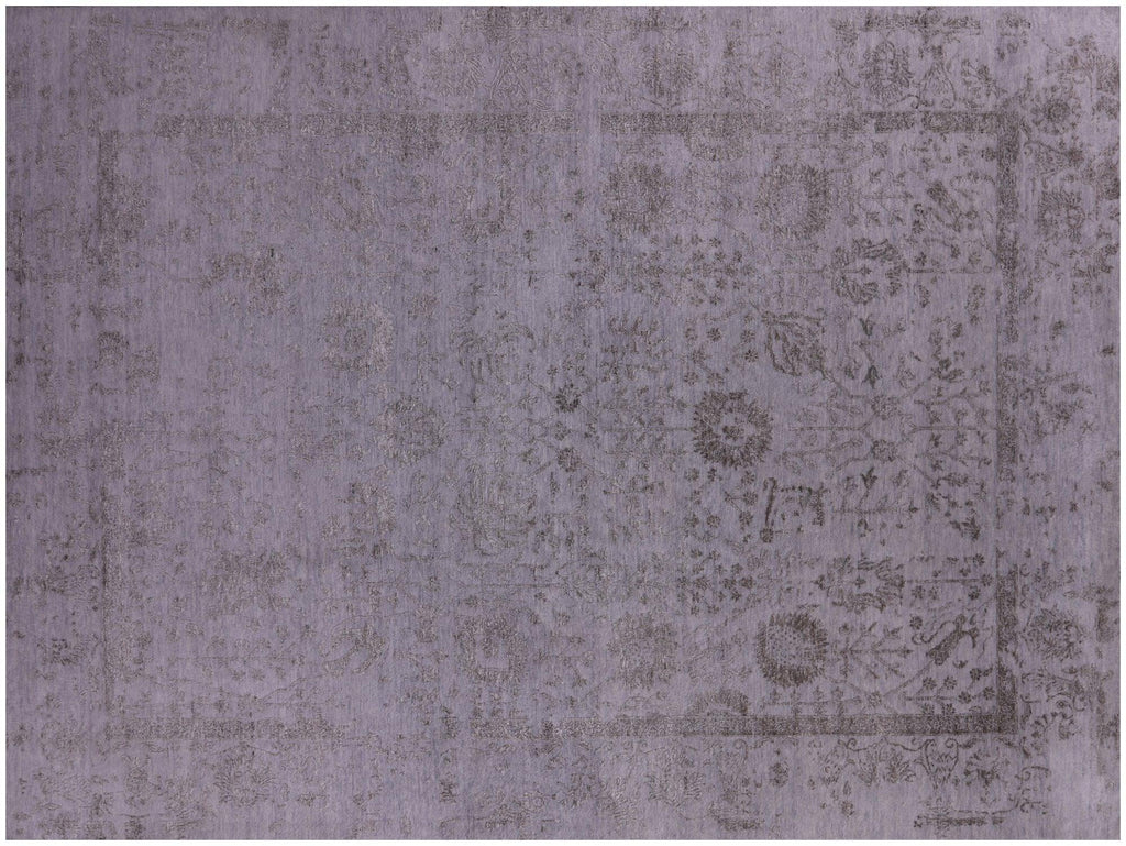 Persian Tabriz Wool & Silk Hand-Knotted Rug - Manhattan Rugs