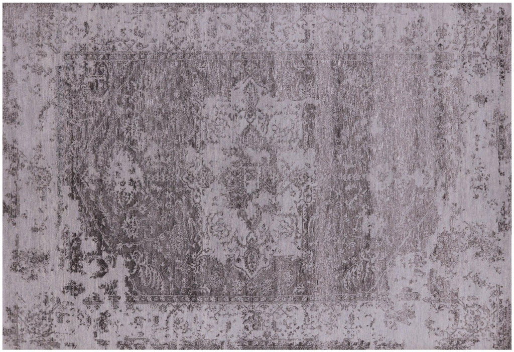Persian Heriz Serapi Wool & Silk Hand Knotted Rug - Manhattan Rugs