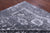 Grey 9' 1" X 11' 10" Wool & Silk Persian Tabriz Handmade Rug - Q6320