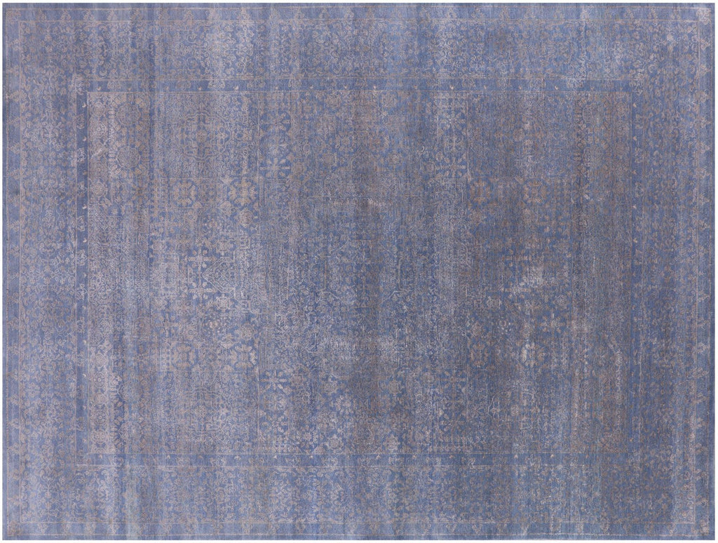 Persian Wool & Silk Hand-Knotted Rug - Manhattan Rugs