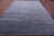 SUPER SALE Blue Persian Wool & Silk Hand-Knotted Rug 9' 1" X 12' 0" - Q6338