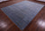 SUPER SALE Blue Persian Wool & Silk Hand-Knotted Rug 9' 1" X 12' 0" - Q6338