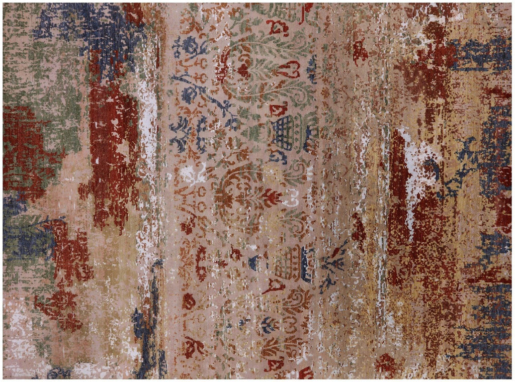 Persian Hand-Knotted Wool & Silk Rug - Manhattan Rugs