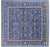 Square Wool & Silk Persian Nain Hand Knotted Rug - Manhattan Rugs