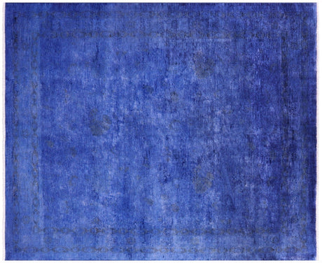 Hand Knotted Full Pile Overdyed Rug - Manhattan Rugs