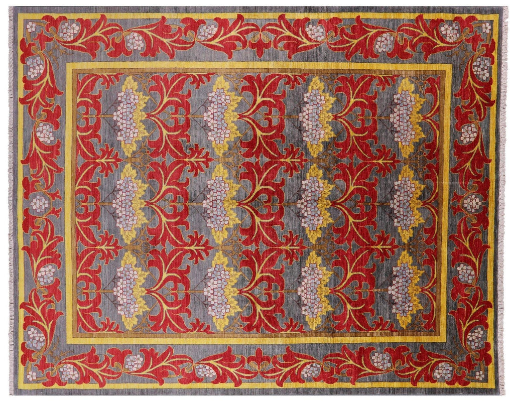 Handmade William Morris Wool Rug - Manhattan Rugs