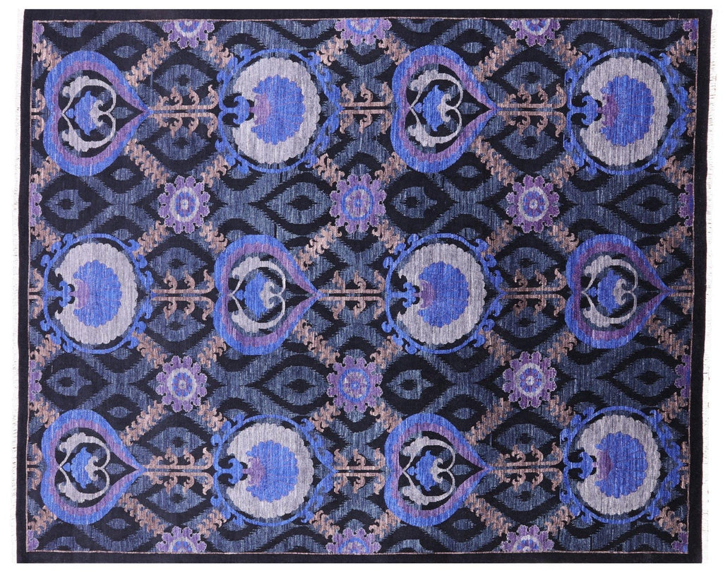 Hand Knotted William Morris Wool Rug - Manhattan Rugs