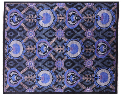 Hand Knotted William Morris Wool Rug - Manhattan Rugs