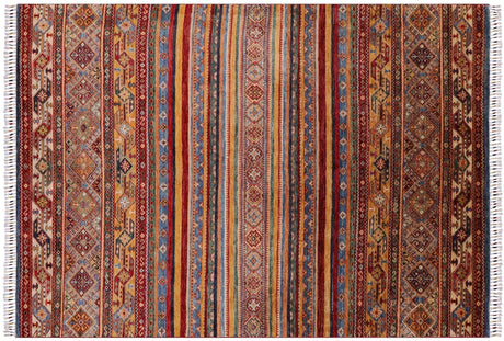 Super Kazak Khorjin Hand Knotted Rug - Manhattan Rugs