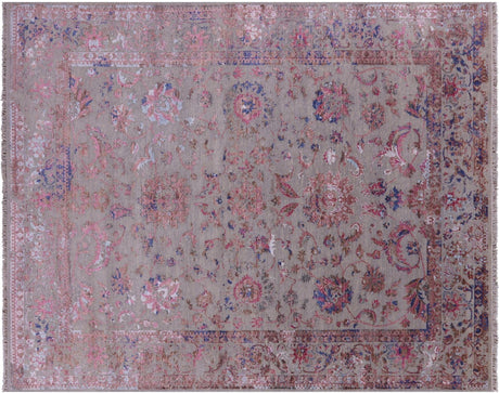 Persian Tabriz Wool & Silk Hand-Knotted Rug - Manhattan Rugs