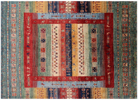 Persian Gabbeh Tribal Hand-Knotted Rug - Manhattan Rugs