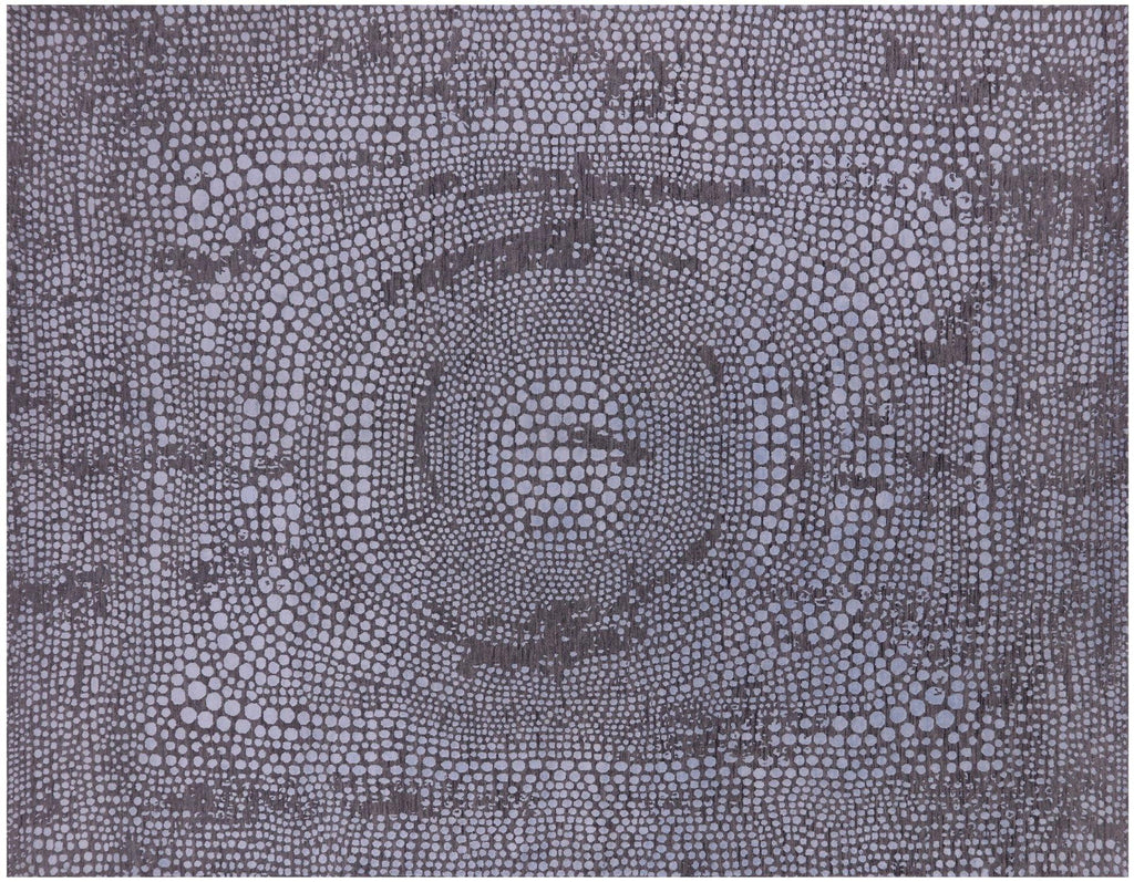 Mosaic Design Wool & Silk Hand Knotted Rug - Manhattan Rugs