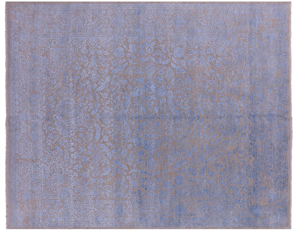 Hand Knotted Wool & Silk Persian Rug - Manhattan Rugs