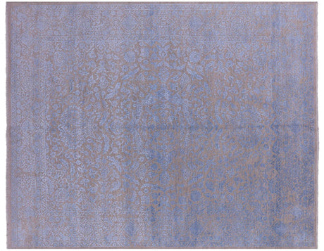 Hand Knotted Wool & Silk Persian Rug - Manhattan Rugs