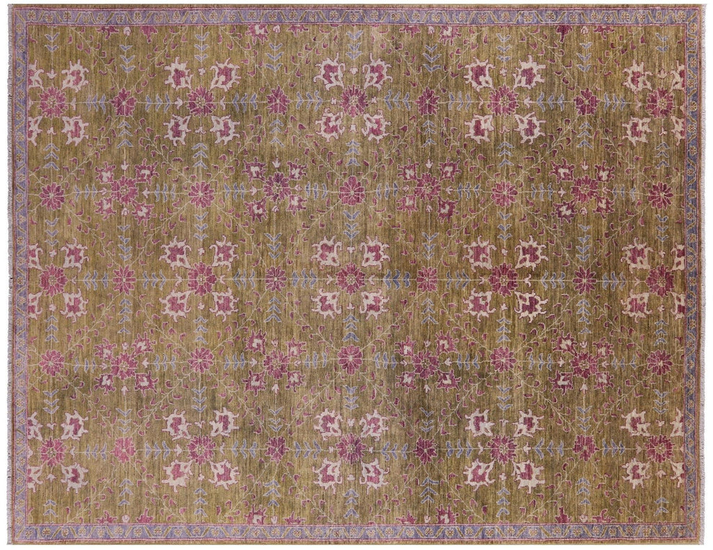 Oushak Hand-Knotted Wool Rug - Manhattan Rugs