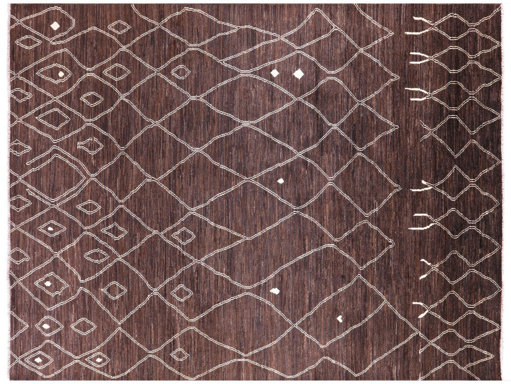 Hand-Knotted Moroccan Wool Rug - Manhattan Rugs