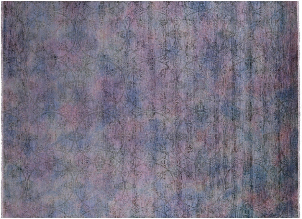 Hand Knotted Full Pile Overdyed Wool Rug - Manhattan Rugs